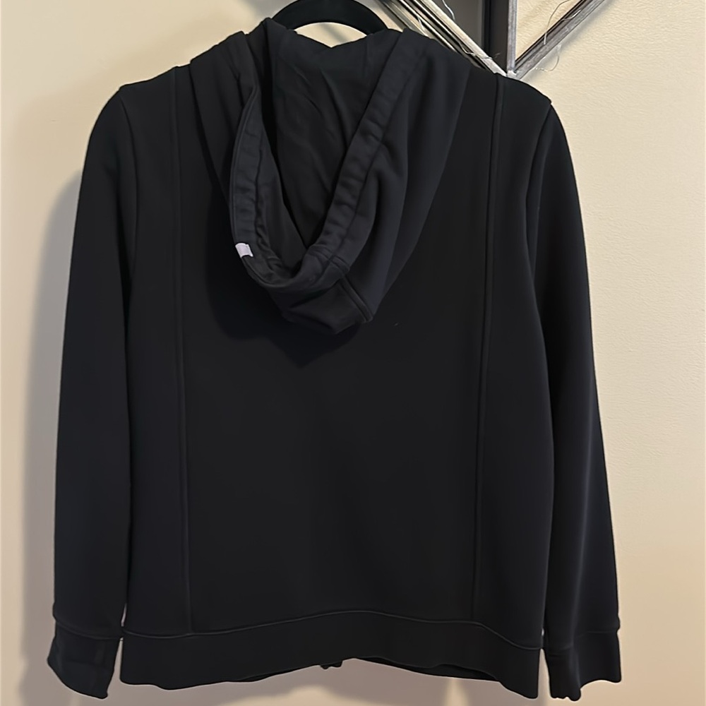 Figs Women's On-Shift Full Zip Hoodie - Black - Picture 2 of 4